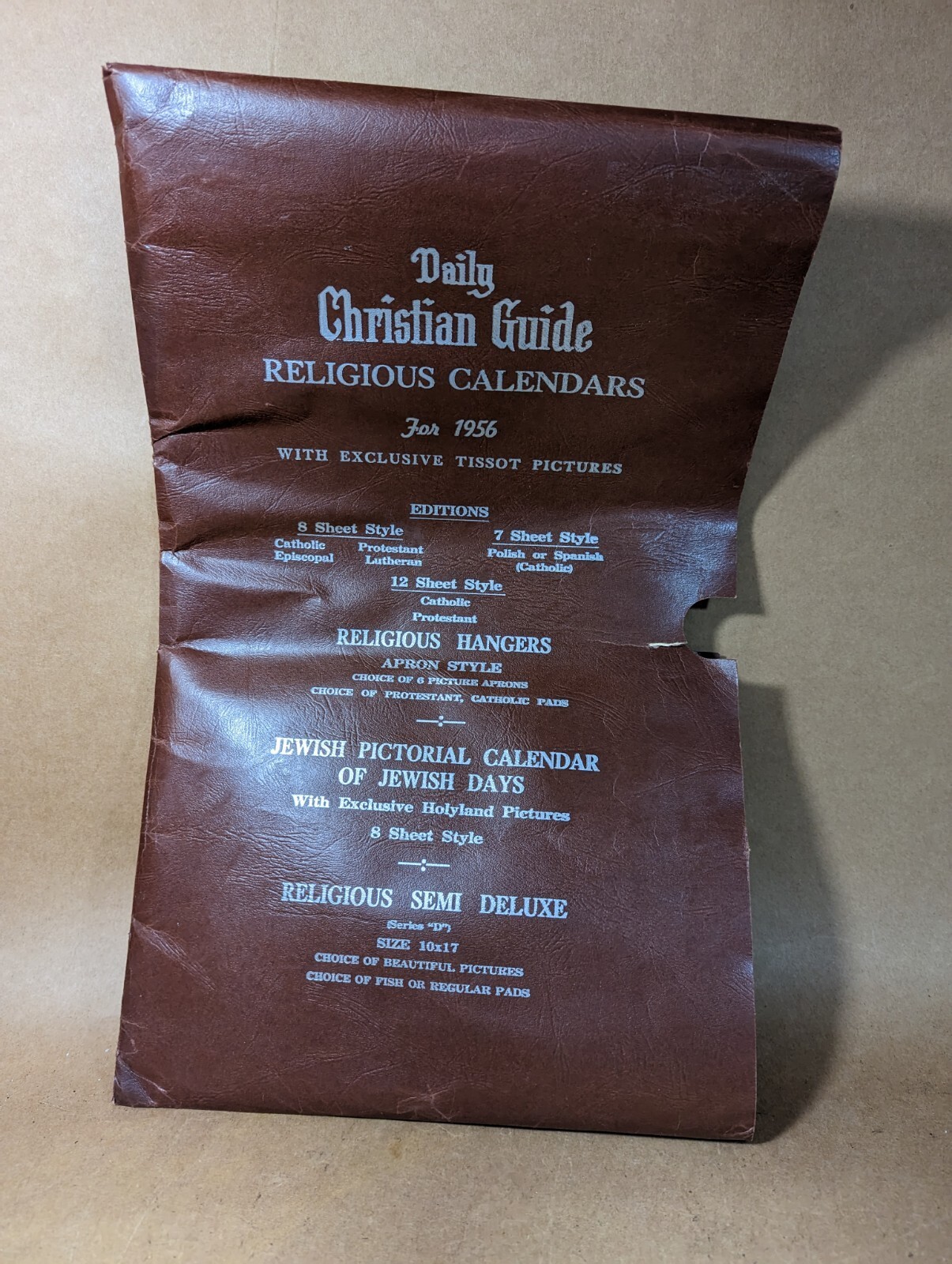 1956 Vintage Antique CALENDAR Salesman Samples Christian Jesus Religious 1956 Vintage Antique CALENDAR Salesman Samples Christian Jesus Religious