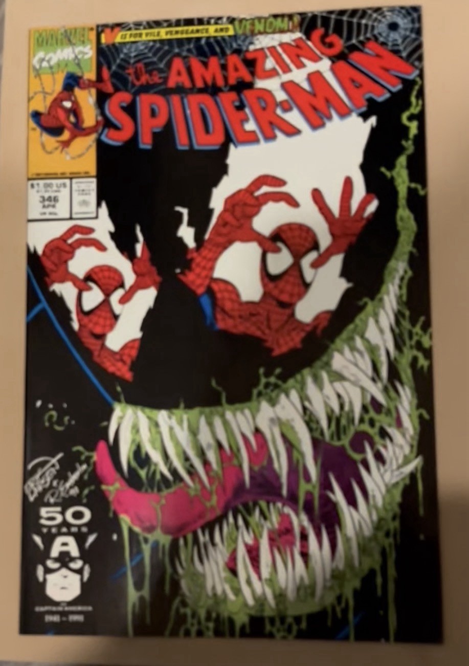 Marvel The Amazing Spider-Man #346 Venom Cover 50th Anniversary Comic Book