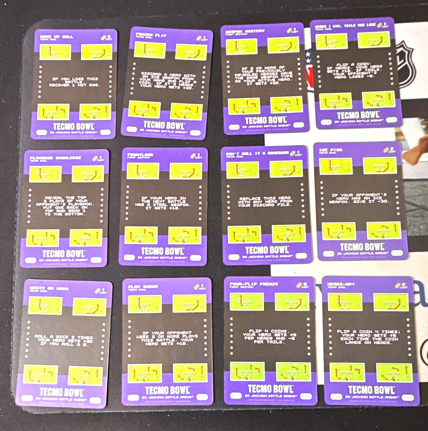 2020 Tecmo Bowl Bo Jackson Battle Arena Card Lot (48) Bo Jackson 1st Ed 2020 Tecmo Bowl Bo Jackson Battle Arena Card Lot (48) Bo Jackson 1st Ed