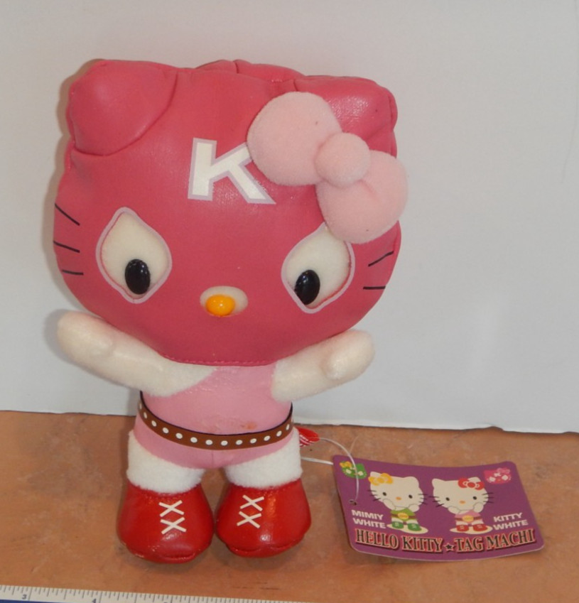 RARE 2007 SANRIO HELLO KITTY MASKED WRESTLER ALL JAPAN PRO WRESTLING 7\