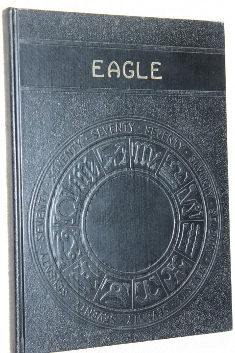 1970 Garden County High School Yearbook Annual Oshkosh Nebraska NE - Eagle 70