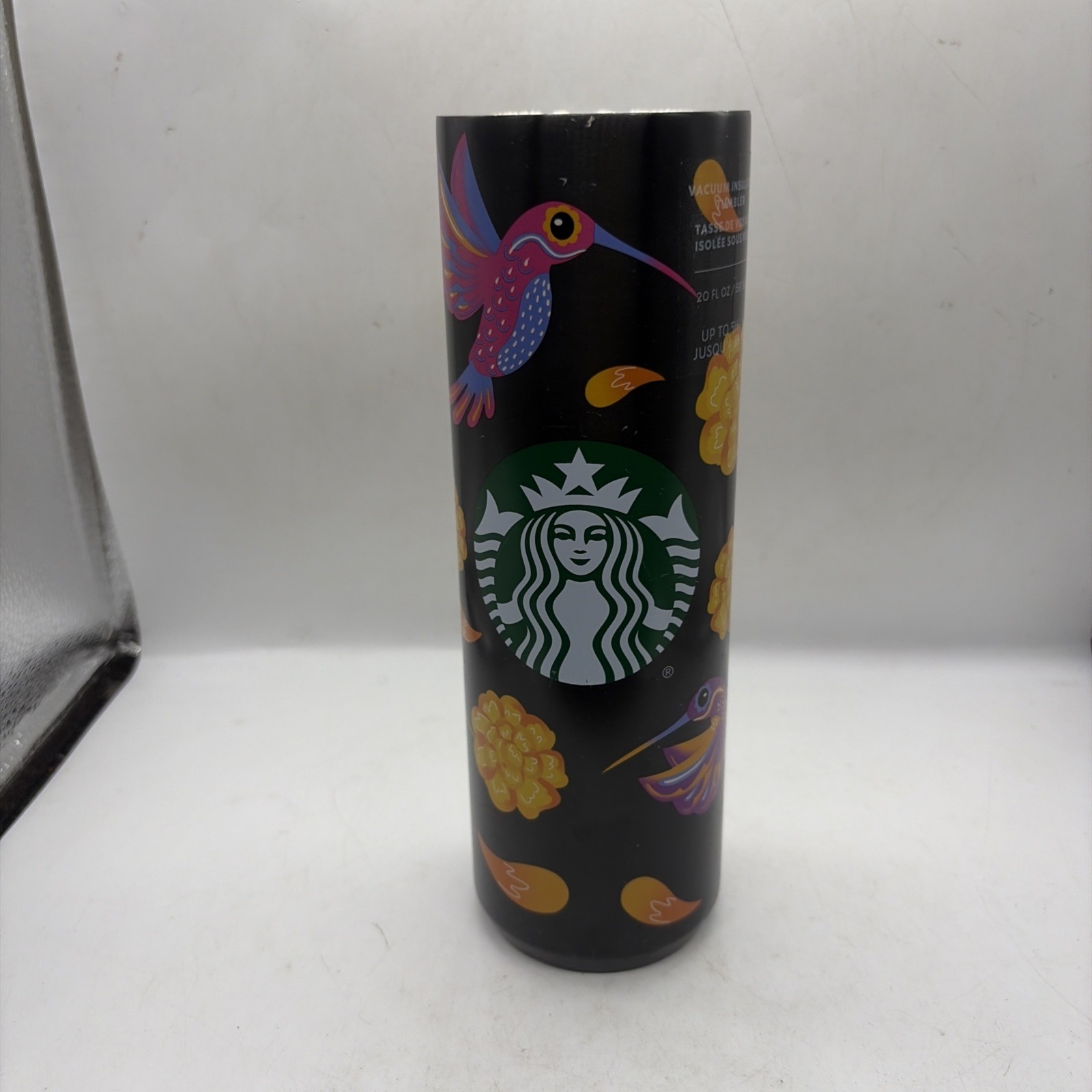 Starbucks 2024 Halloween Dia de Muertos, Insulated 20 oz Tumbler, No Lid