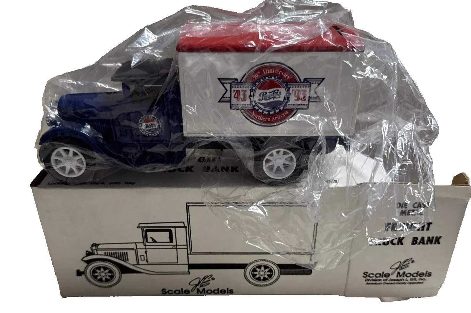 ERTL Pepsi-Cola 50th Anniversary Delivery Truck  1/34th Bank #GC-5048 
