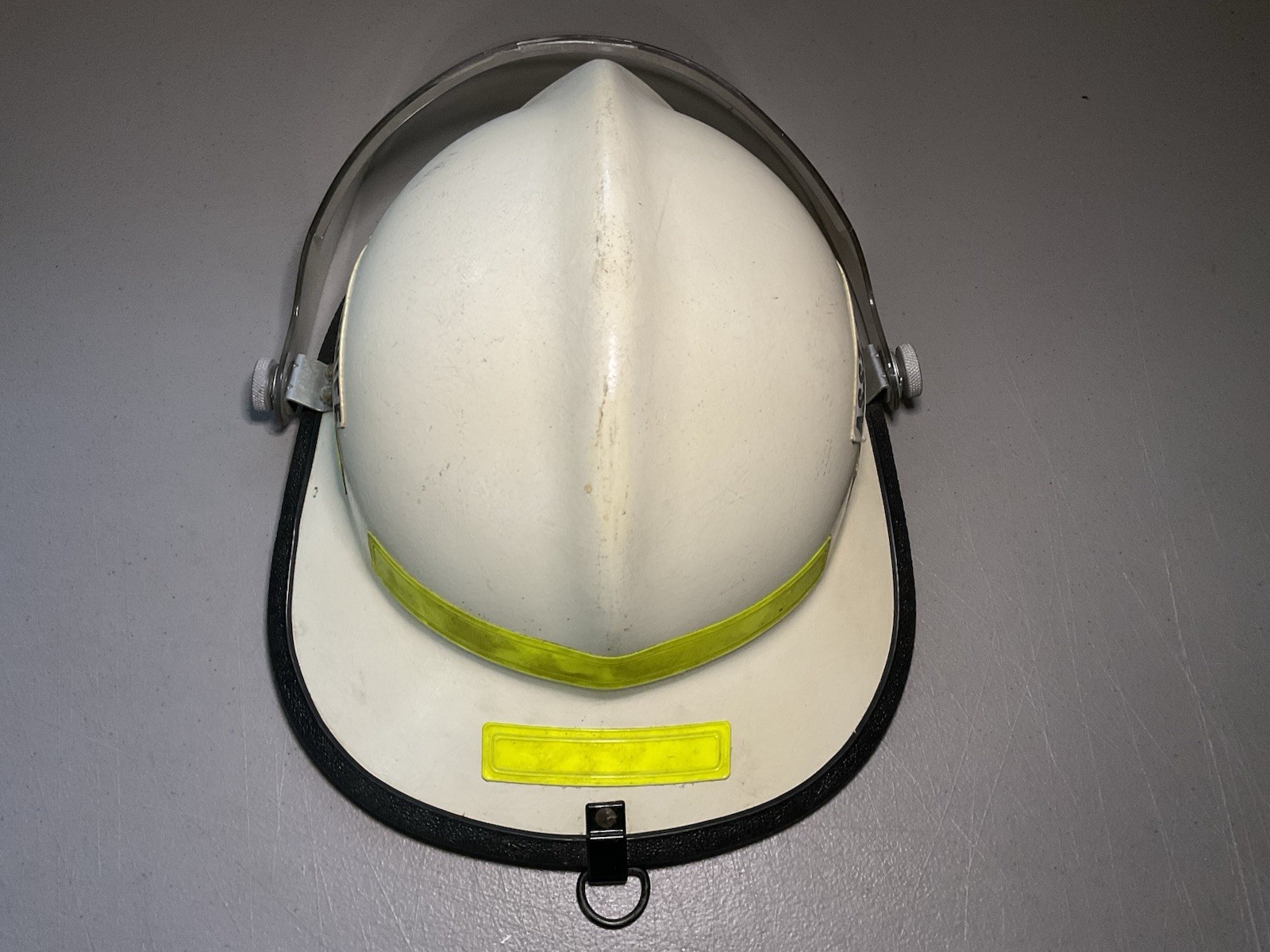Vintage 1986 Chieftain Citation Firefighter Helmet Asst Chief Face Shield Safeco