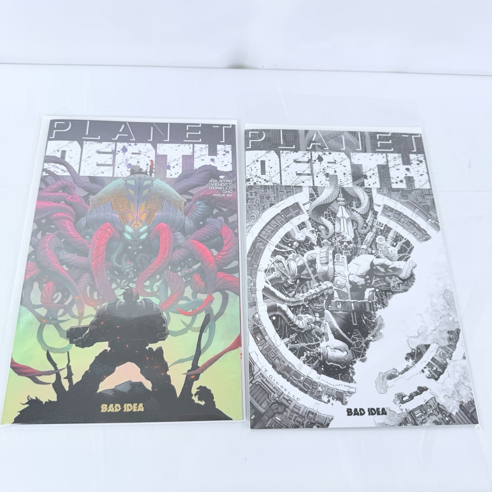 Planet Death #0 SDCC Variant & 2 Lot Bad Idea 2024  Rare HTF