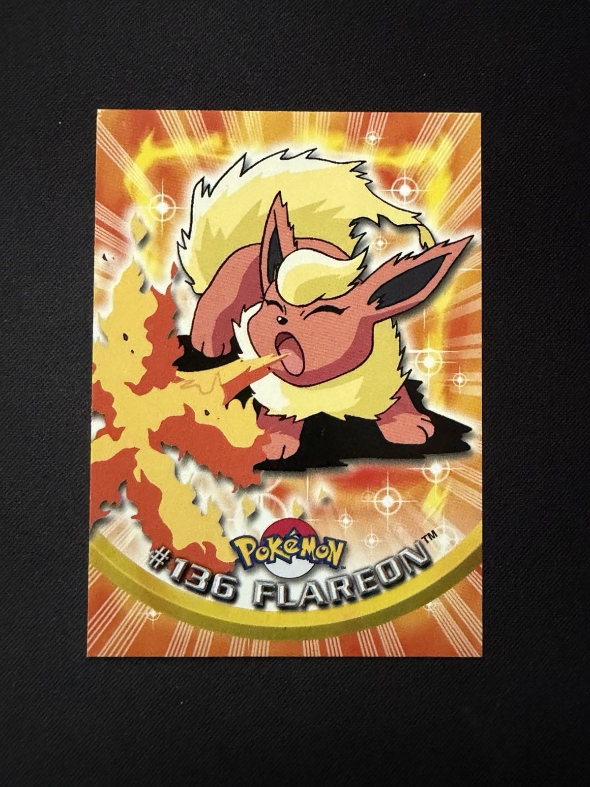 2000 Topps Pokemon TV Animation Edition Series 3 #136 Flareon