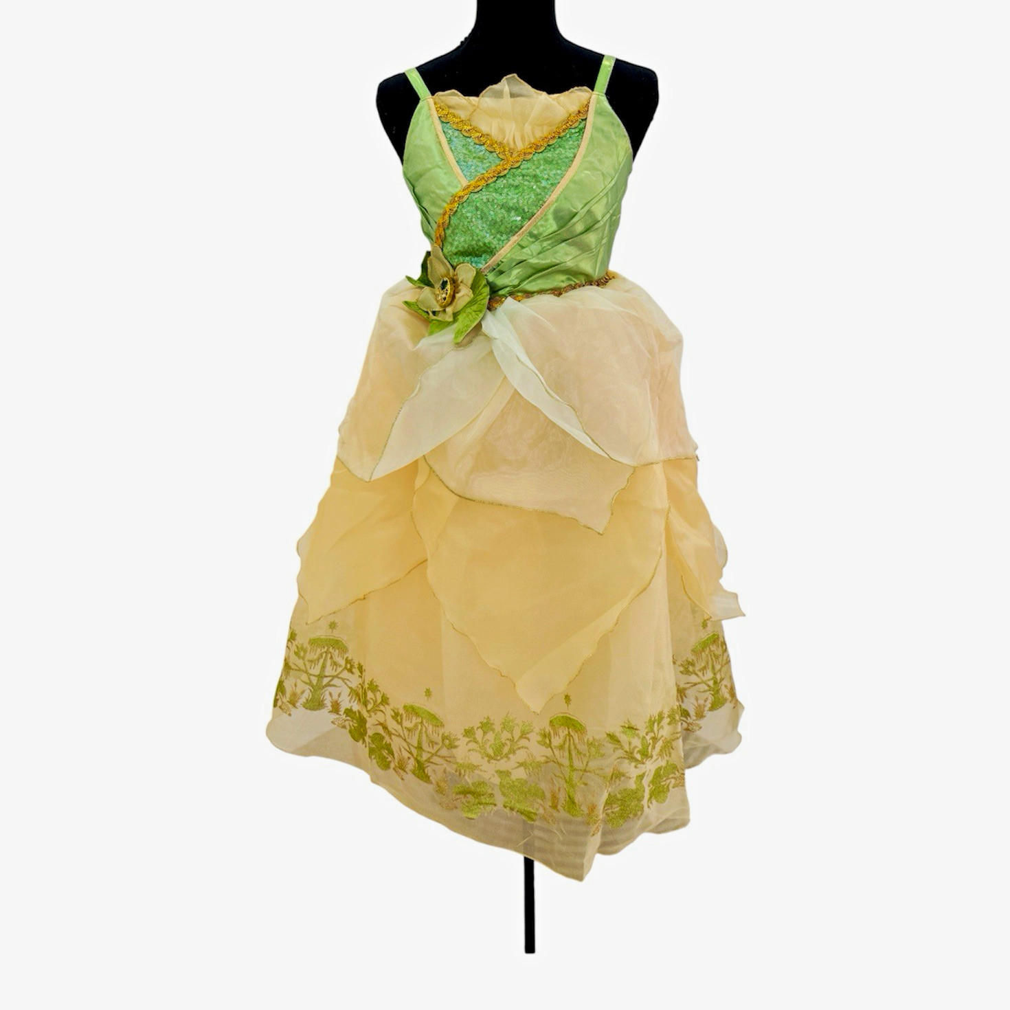Disney Tiana Costume for Kids – The Princess and the Frog Girls 11/12 New Disney Tiana Costume for Kids – The Princess and the Frog Girls 11/12 New