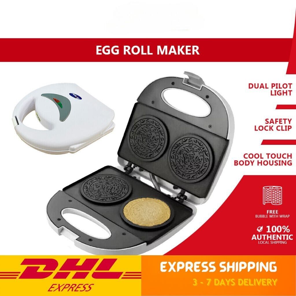 ELECTRIC MOLD PANALUX WAFFLE EGG ROLLS KUIH KAPIT MAKER HIGH QUALITY