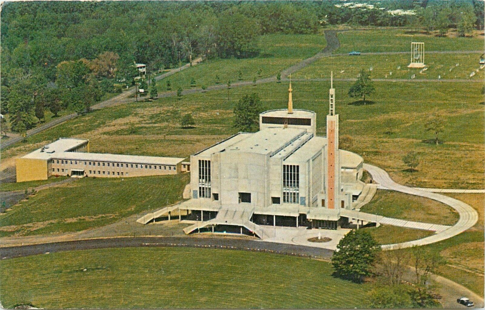 Our Lady of Czestochowa Doylestown Pa Pennsylvania aerial view Postcard