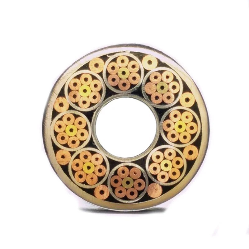 Mosaic Brass Pins Rivets Screws Knife Handle Pins 9cm Length 10mm Diameter 1 Pc