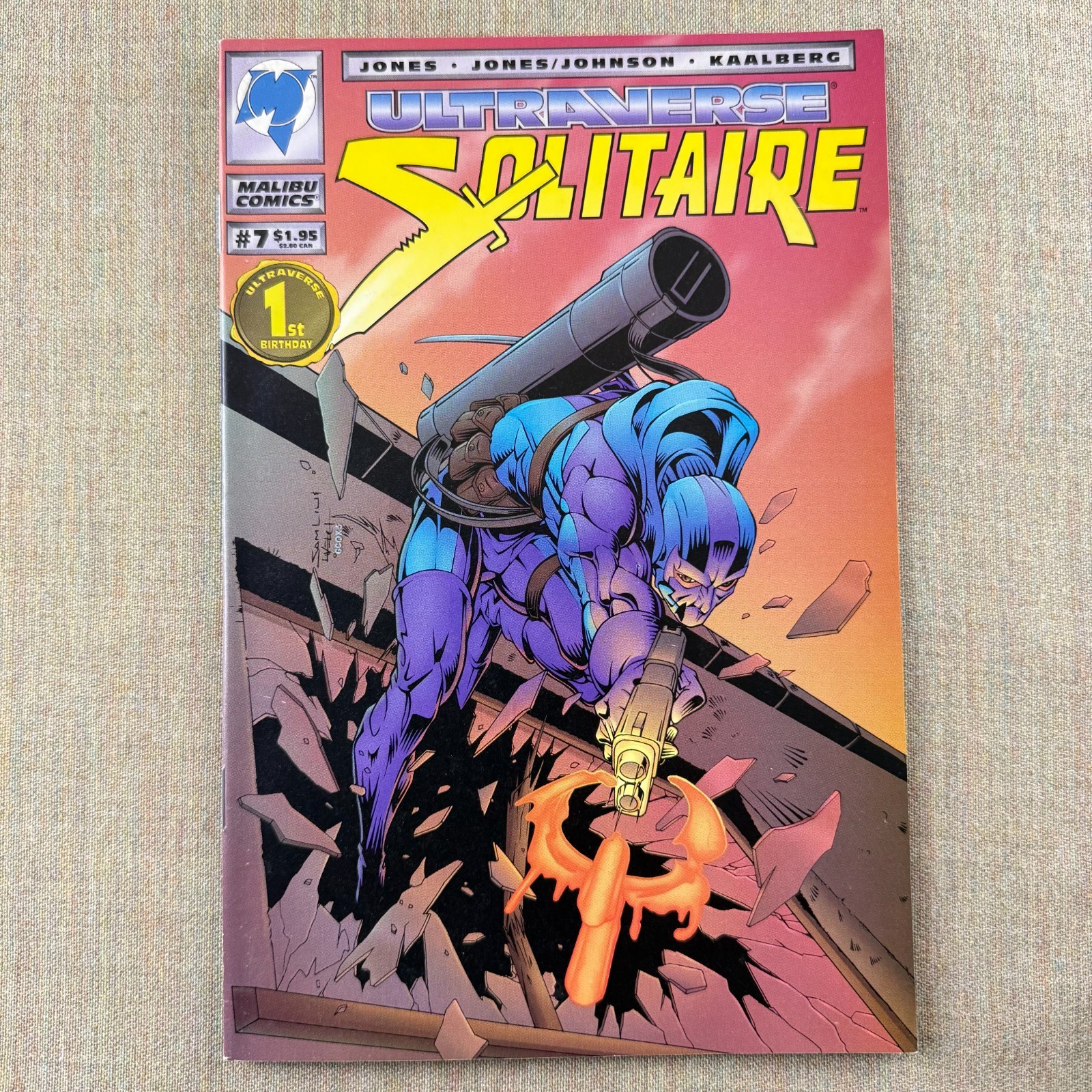 Solitaire #7 1994 Malibu Ultraverse High-Grade Action Comic Book Bagged Boarded