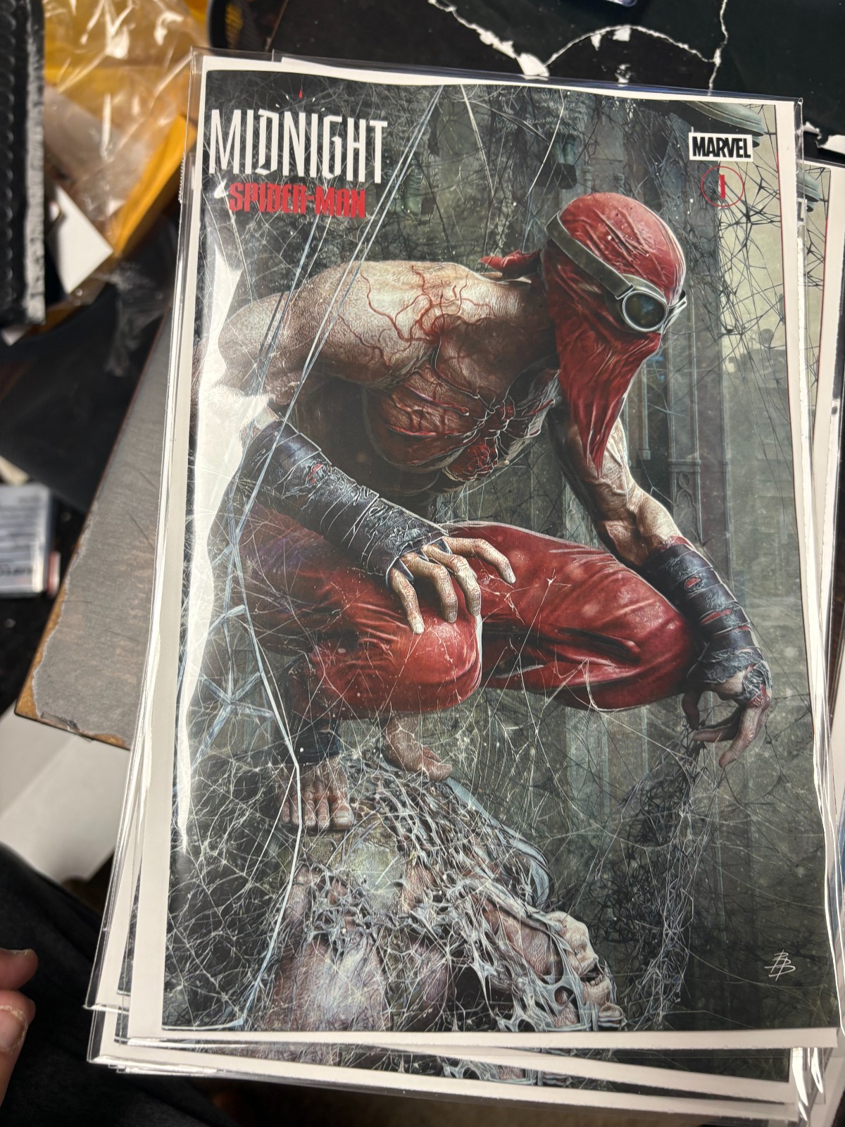 MIDNIGHT SPIDER-MAN #1 BJORN BARENDS 616 COMICS Trade Dress Variant A LTD 3000 MIDNIGHT SPIDER-MAN #1 BJORN BARENDS 616 COMICS Trade Dress Variant A LTD 3000