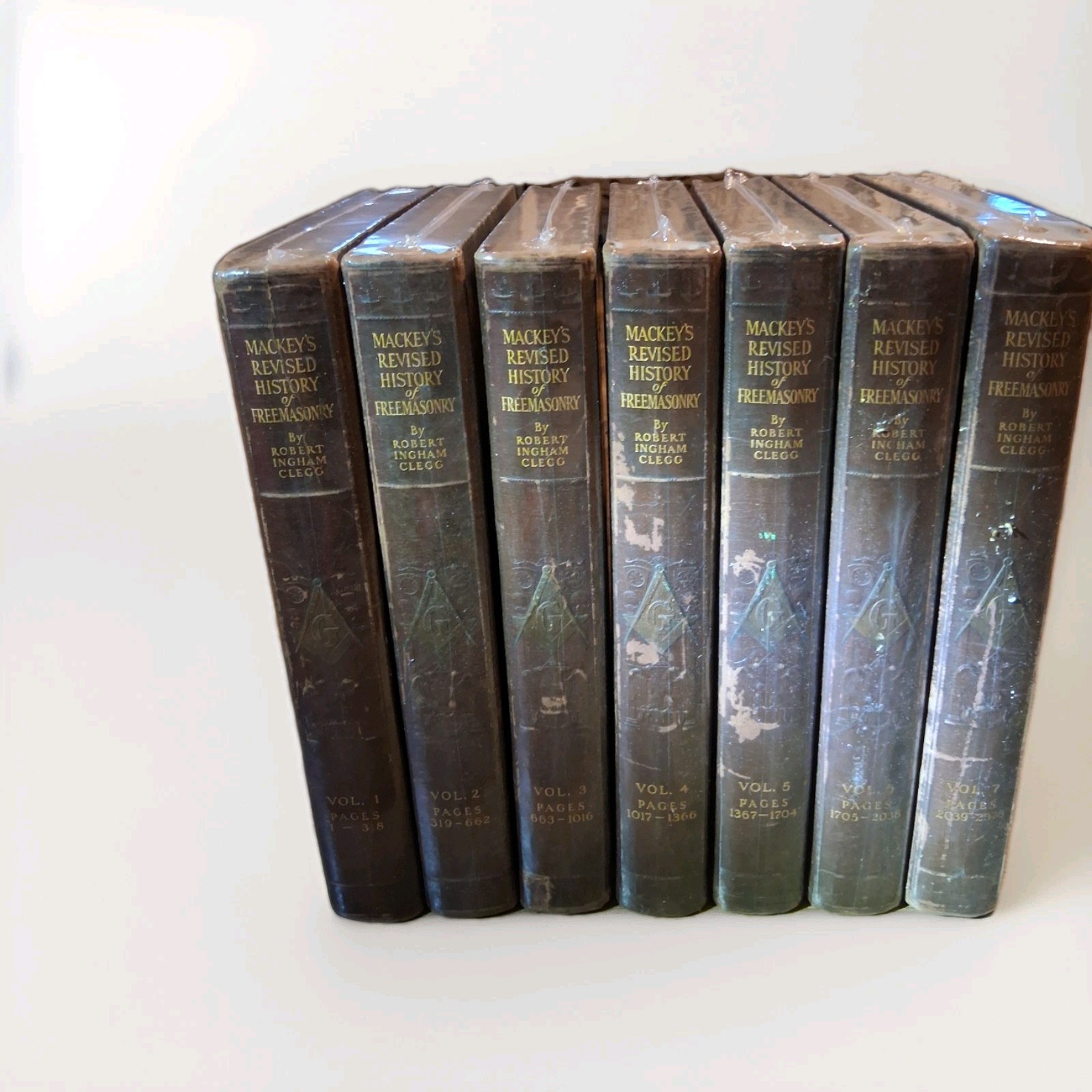 Mackey's Revised History of Freemasonry by Robert Ingham Clegg ** Vol 1 - 7 **
