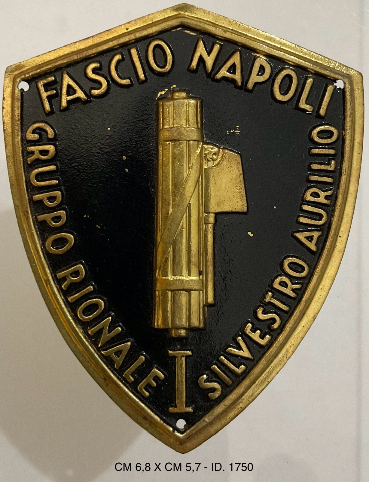 NAPOLI I° GRUPPO RIONALE SILVIO AURILIO SCUDETTO DA BRACCIO PARTITO DI GOVERNO NAPOLI I° GRUPPO RIONALE SILVIO AURILIO SCUDETTO DA BRACCIO PARTITO DI GOVERNO