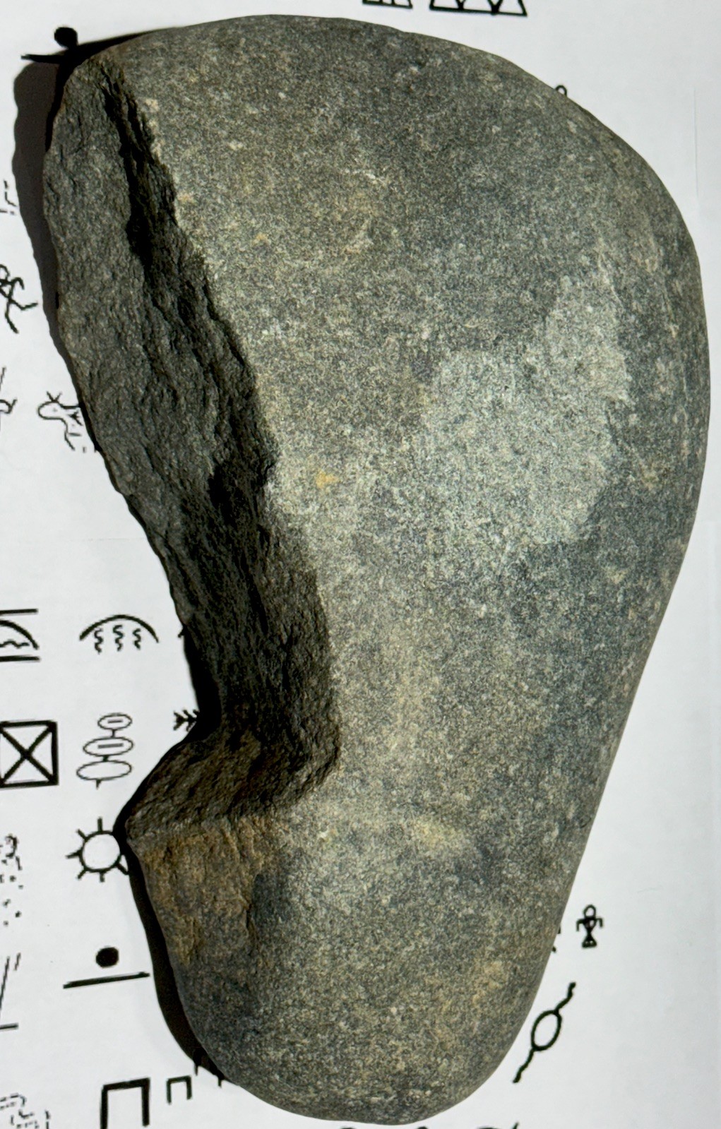 Native American Indian Authentic Paleo Artifact Stone Tool, 10 lb 1 oz • VA Native American Indian Authentic Paleo Artifact Stone Tool, 10 lb 1 oz • VA