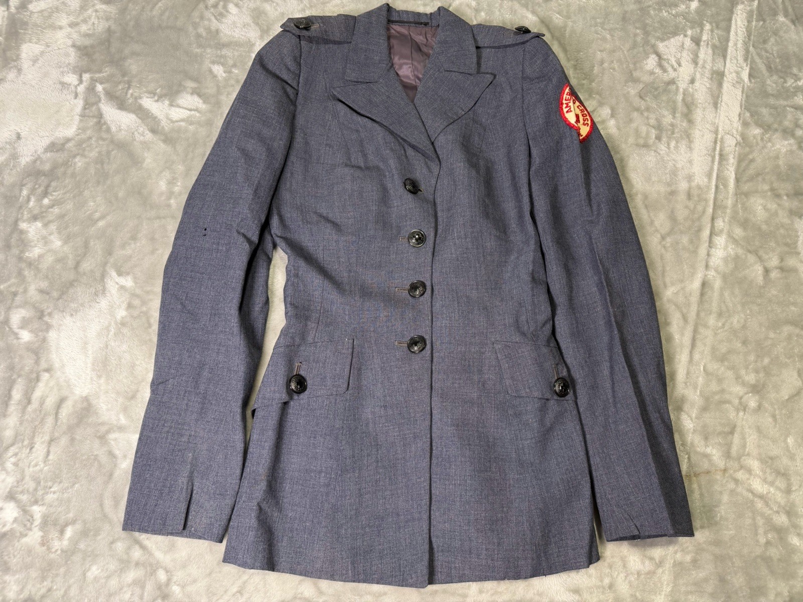 WWII ARC American Red Cross Women’s Uniform Jacket 1940s Smith Gray New York 12L WWII ARC American Red Cross Women’s Uniform Jacket 1940s Smith Gray New York 12L