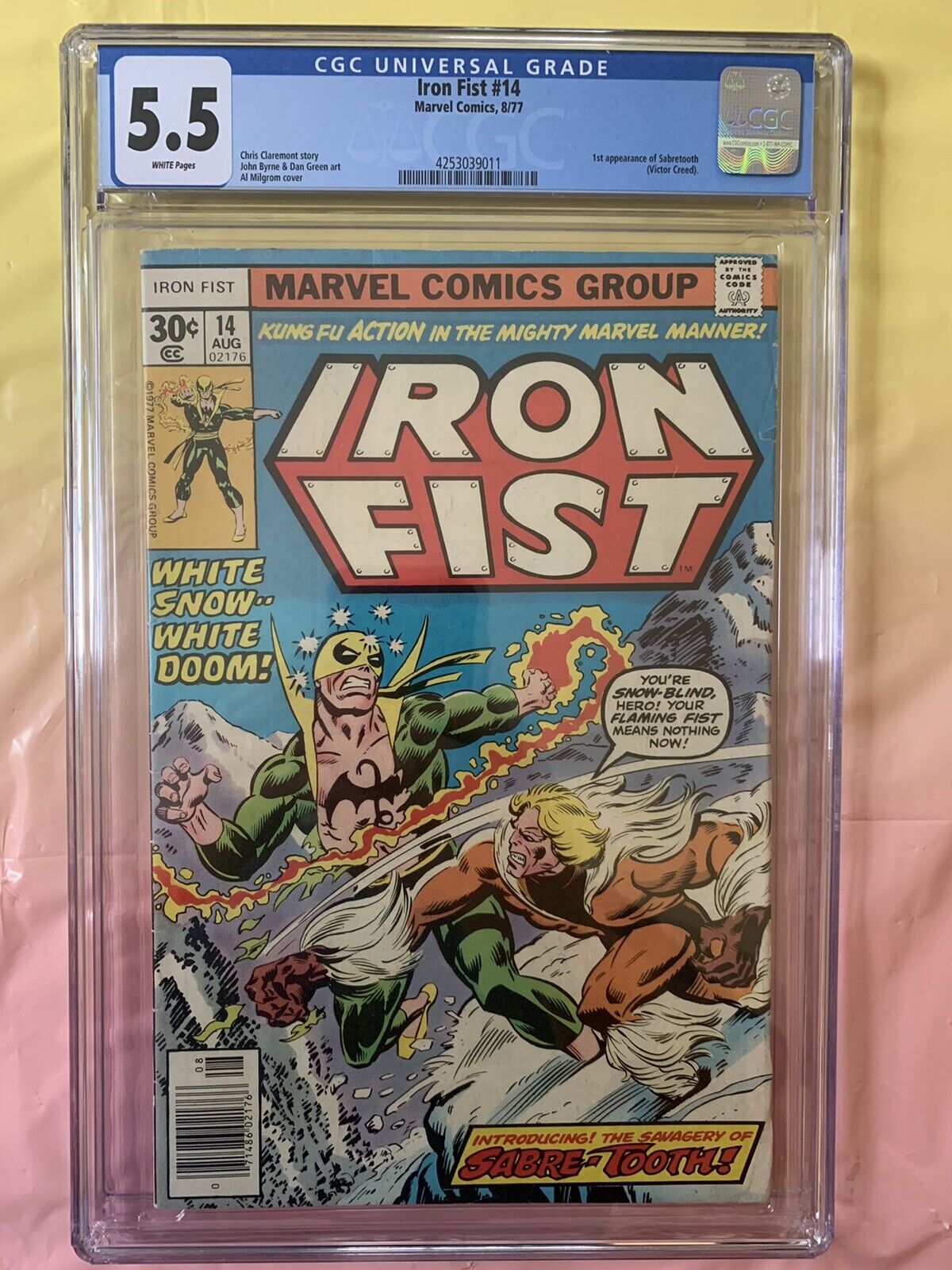 Iron Fist #14 CGC 5.5 1st Appearance Sabretooth Marvel 1977