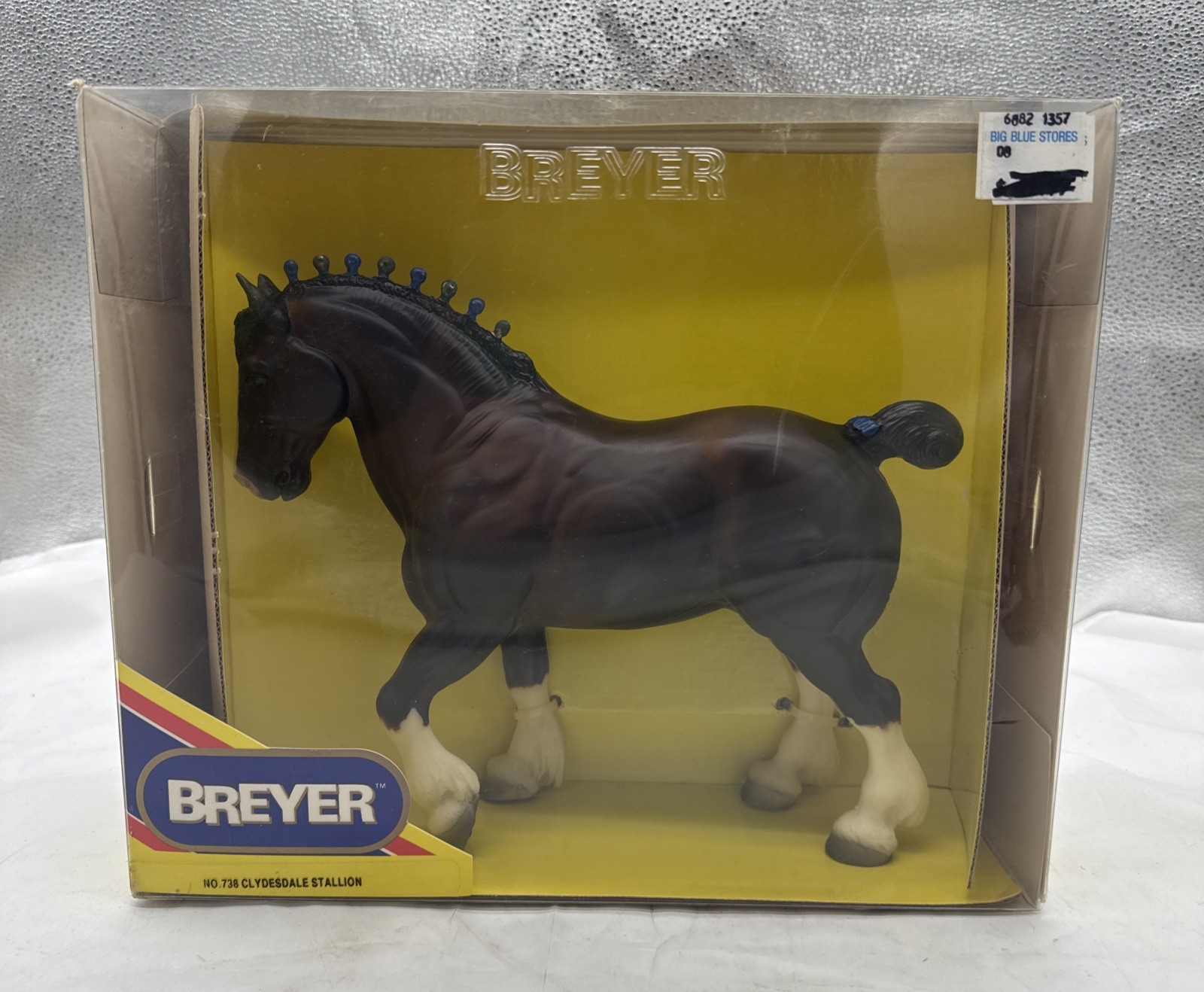 Breyer Traditional Model Horse Clydesdale Stallion No. 738 Breyer Traditional Model Horse Clydesdale Stallion No. 738