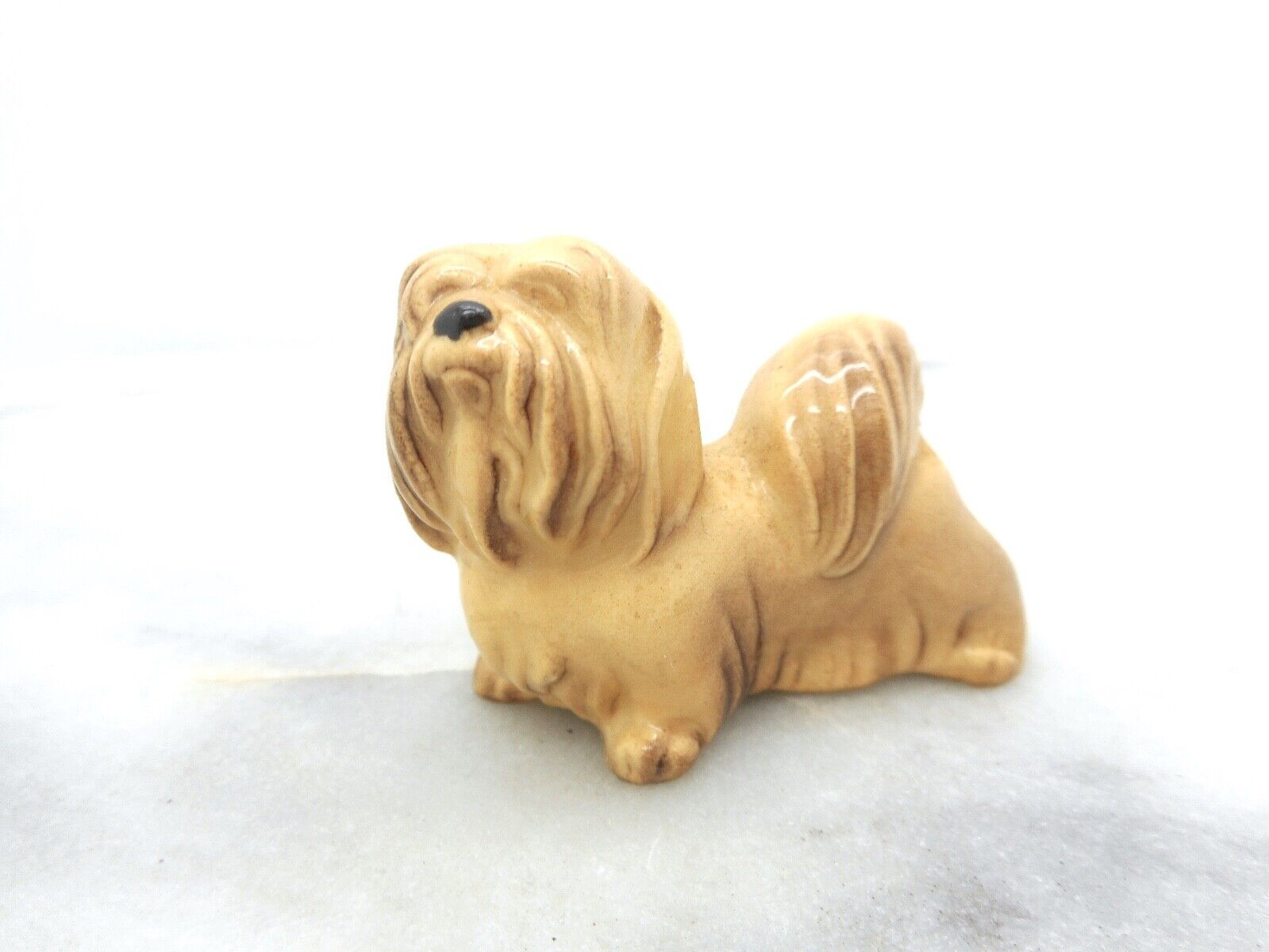 Vintage Hagan Renaker Discontinued Dog Shih Tzu 1 Figurine 1960\'s Collectible
