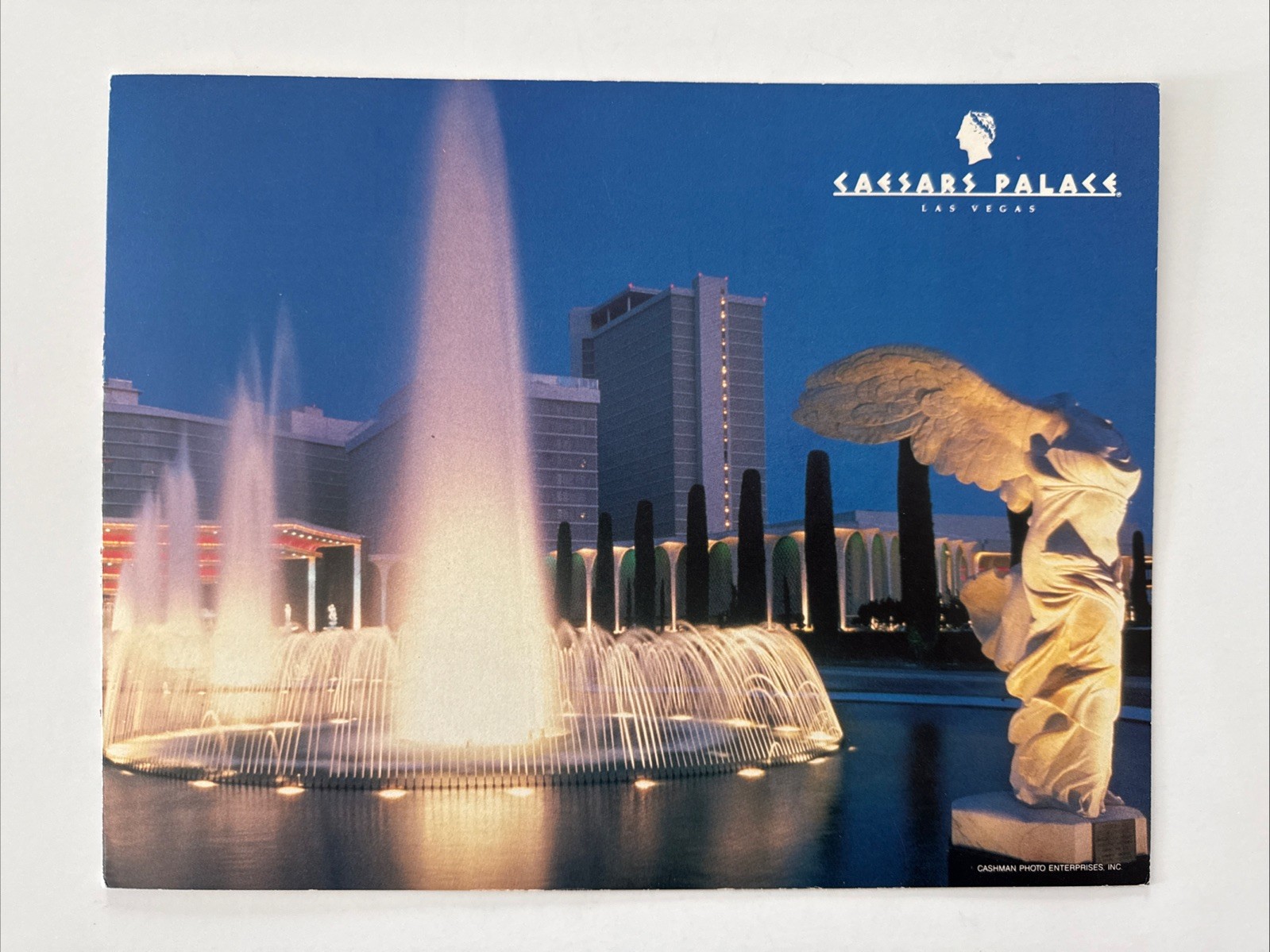Vintage Caesars Palace Las Vegas Casino Souvenir Photo Folder 1980s 8.5x11”