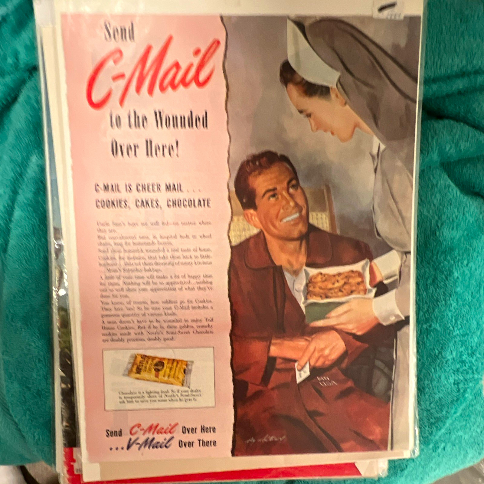 WWII Original US C-Mail/V-Mail Poster \