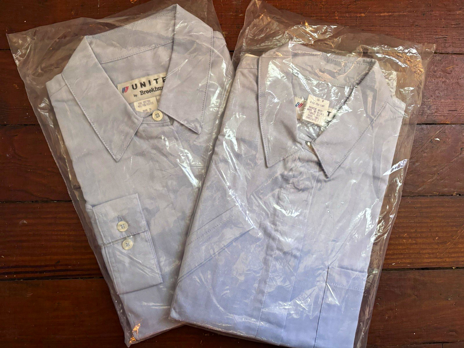 2PC UNITED by Brookhurst Women’s Stewardess Uniform Shirts Blue