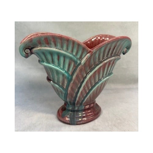 Art Deco California Double Leaf Vase # 502