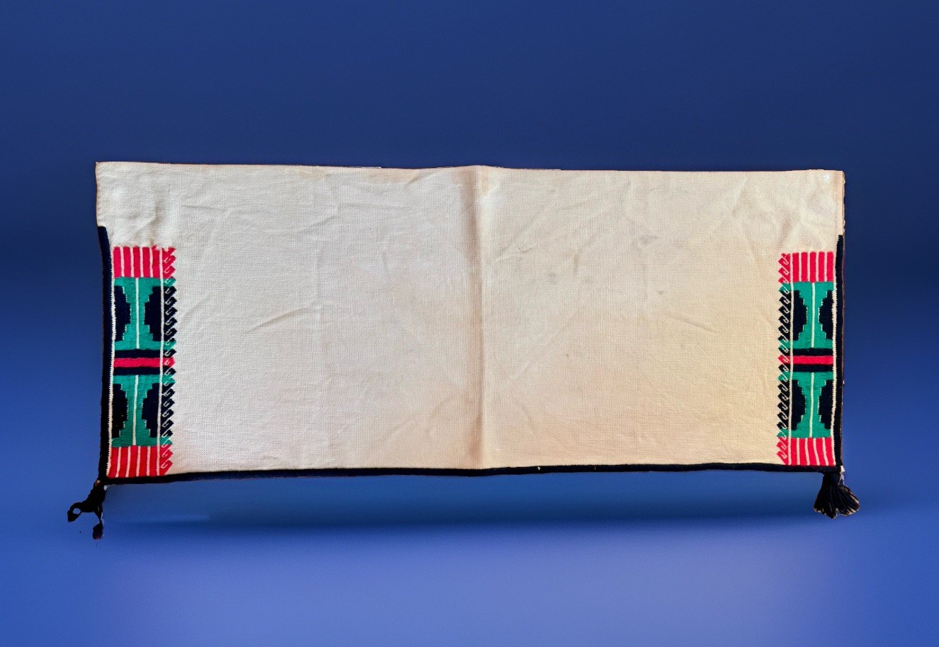 Vintage Hopi Dance Kilt Tightly Woven Beautifully Embroidered Native Textile 47