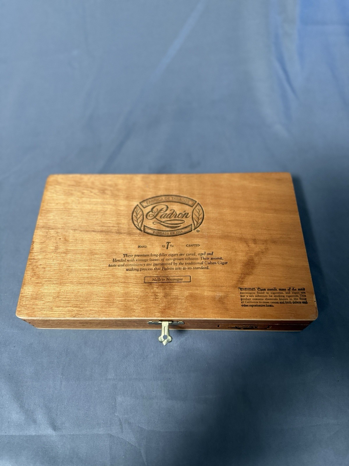 Padron 1964 Anniversary Series Exclusivo Empty Wooden Cigar Box 25 Count