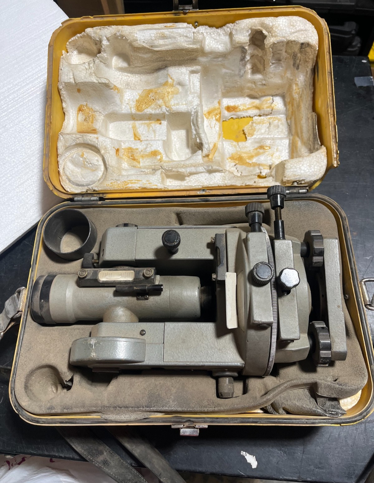 Gurley G-15 Optical Plummet Transit Surveying Instrument w/ Case Nikon TT-700
