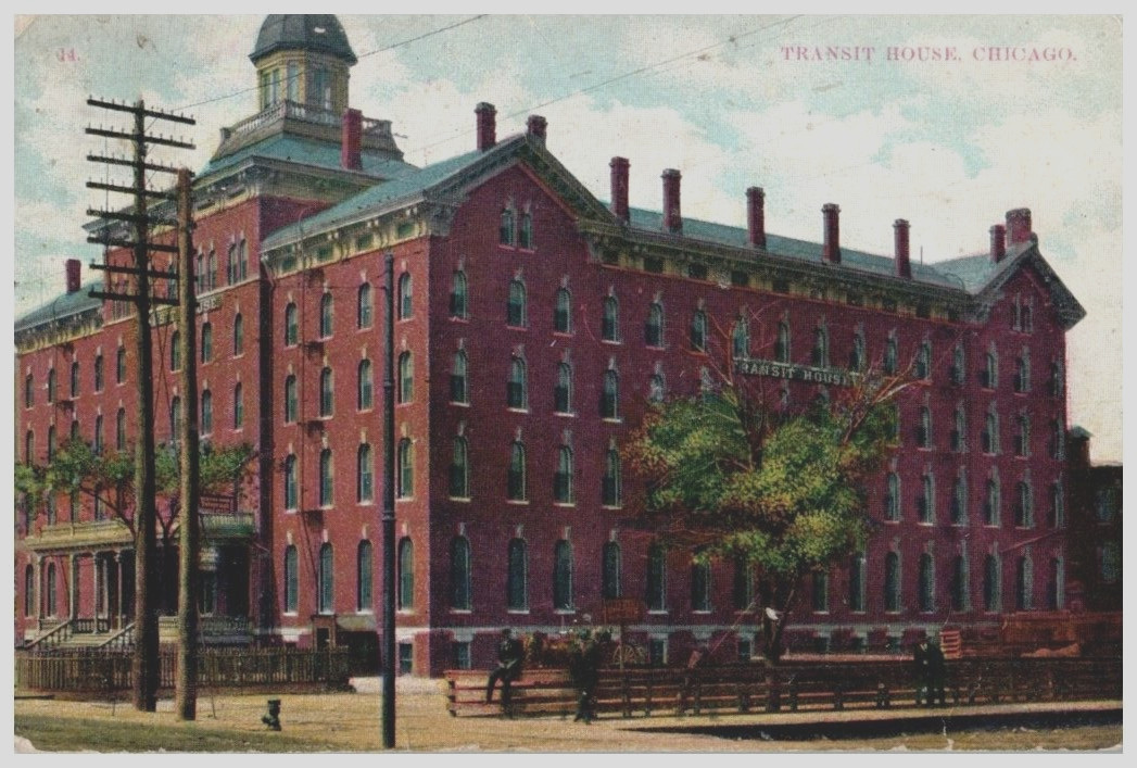 Vintage Postcard 1907-1912 Transit House Hotel, Chicago, Illinois (IL)