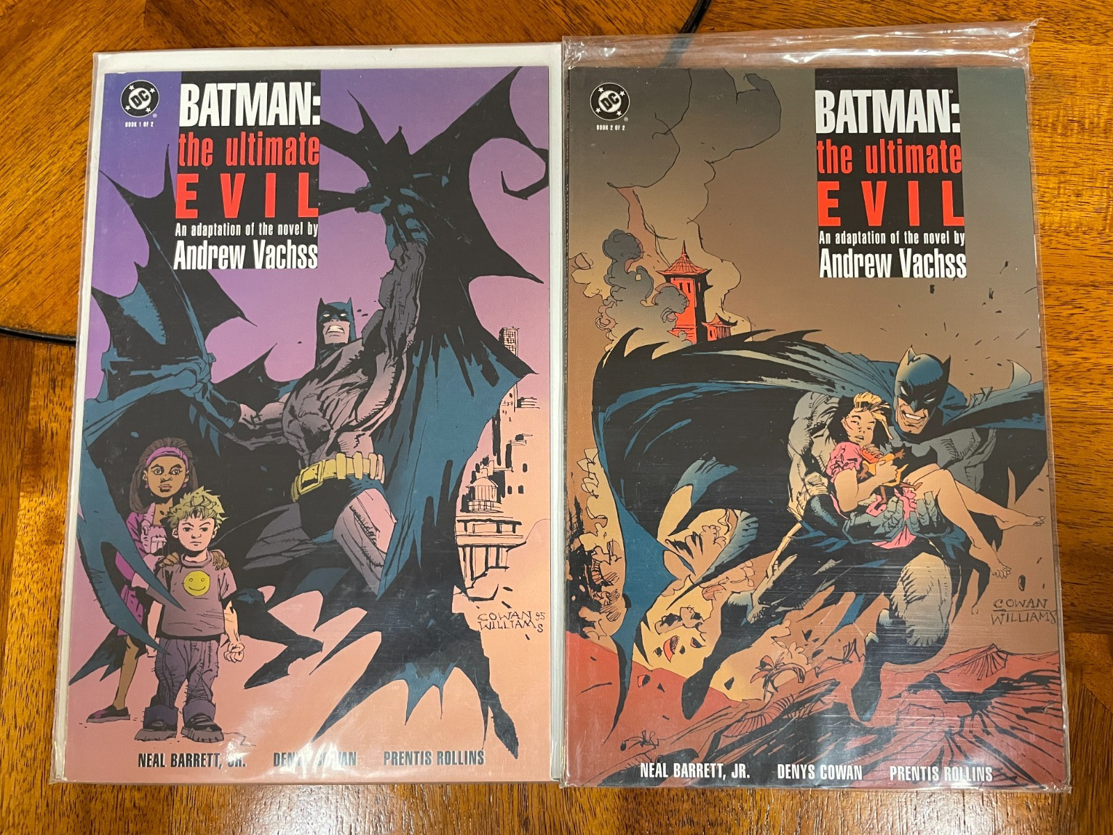 Batman: The Ultimate Evil Book 1 & 2 (DC 1995) Full Set 1st Print High Grade