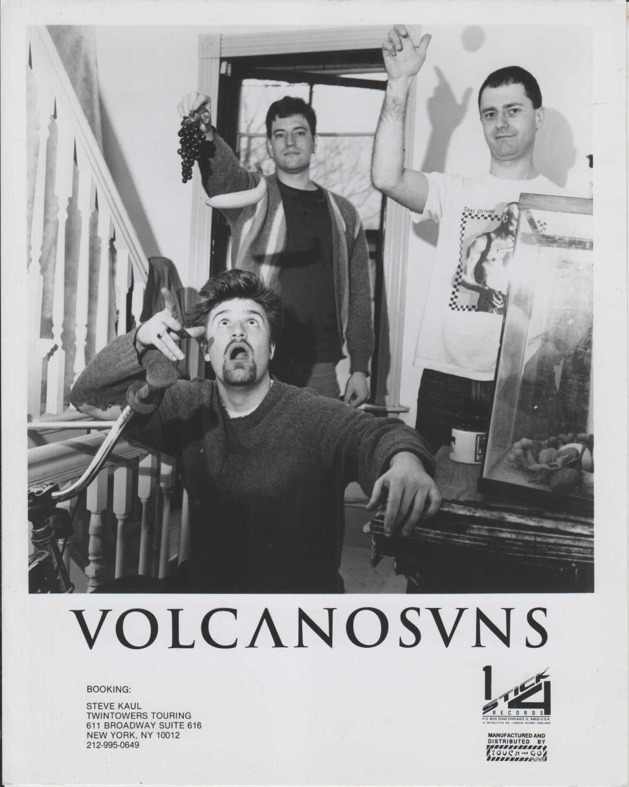 80s Alternative Rock Mission Of Burma VOLCANO SUNS B&W 8x10 Publicity PHOTO 80s Alternative Rock Mission Of Burma VOLCANO SUNS B&W 8x10 Publicity PHOTO