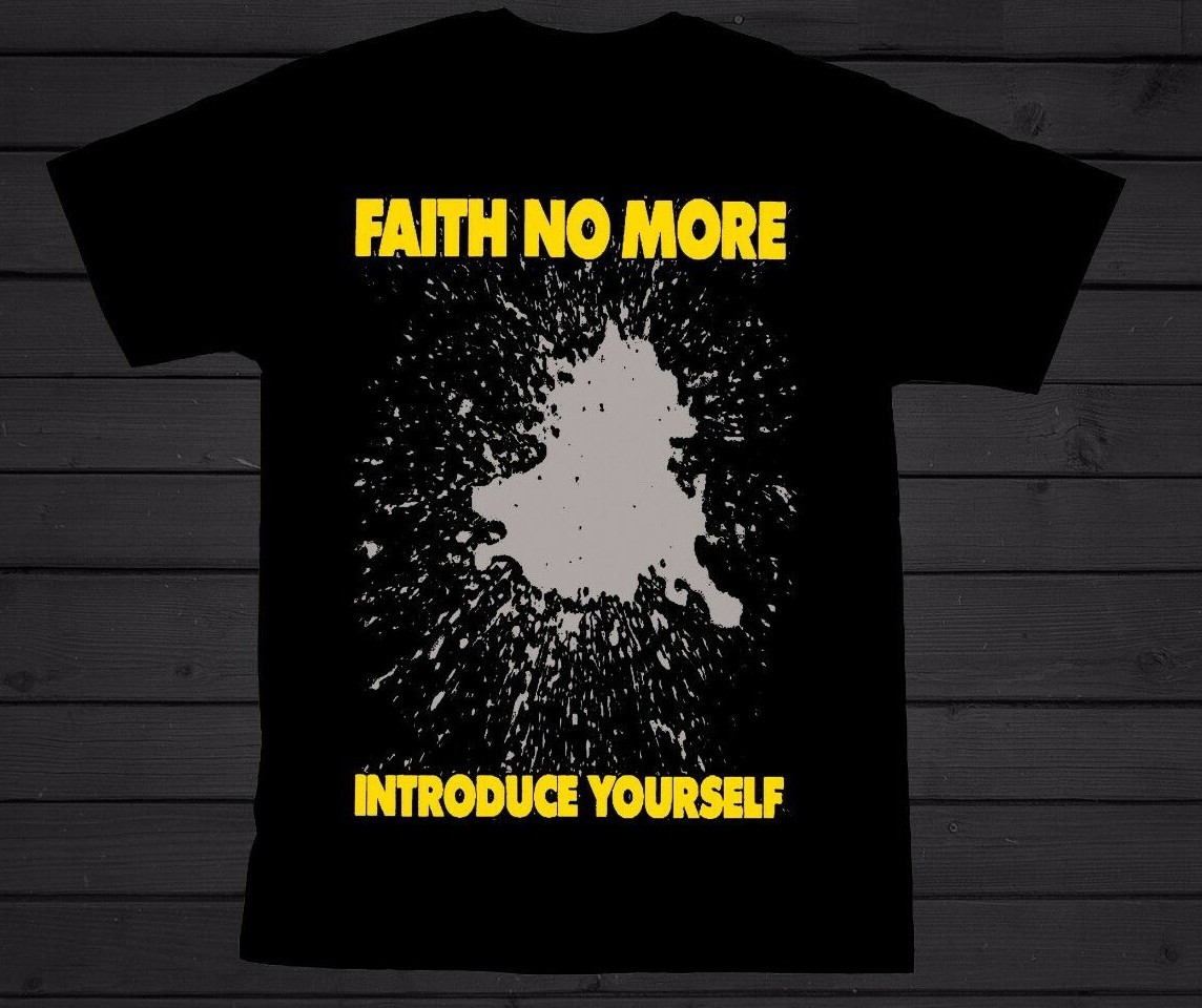 Faith No More Introduce Yourself  Black Unisex Cotton All size T-shirt