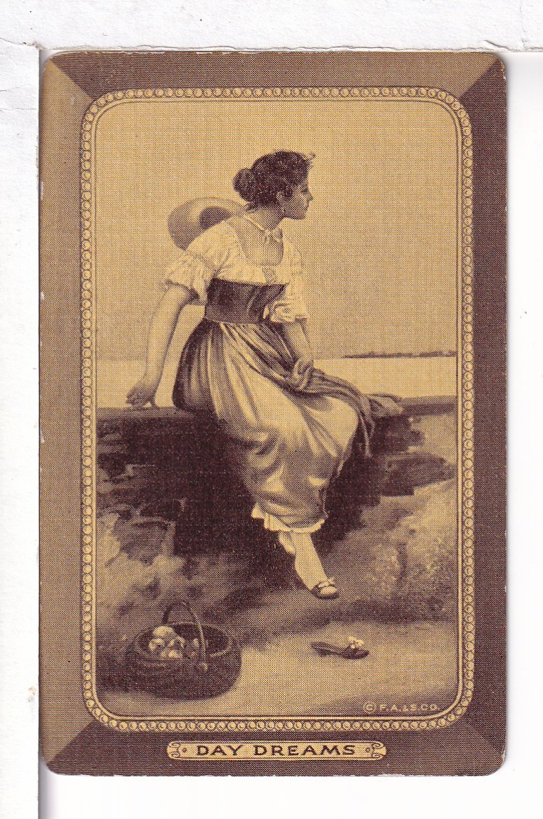 Single Vintage Playing Card U.S. Narrow Named \