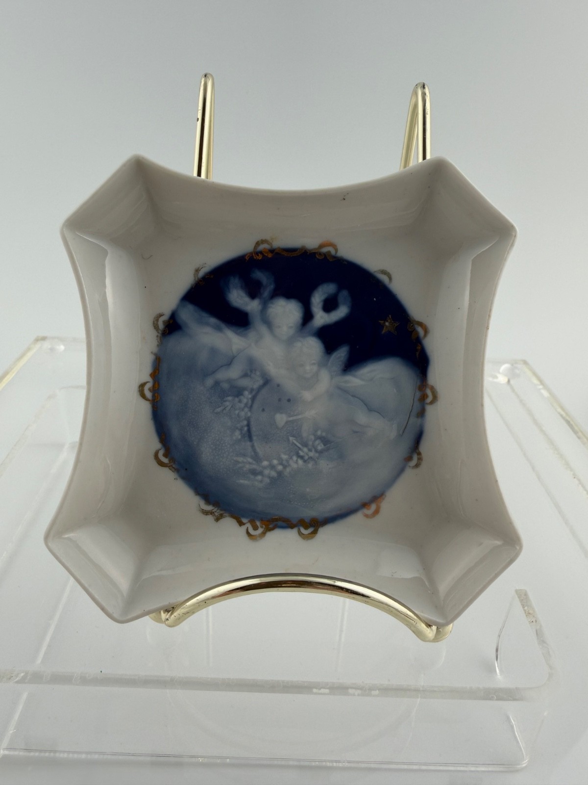 VTG 1930s Camille Theraud Limoges Art Nouveau Pâte-sur-Pâte Trinket Dish VTG 1930s Camille Theraud Limoges Art Nouveau Pâte-sur-Pâte Trinket Dish