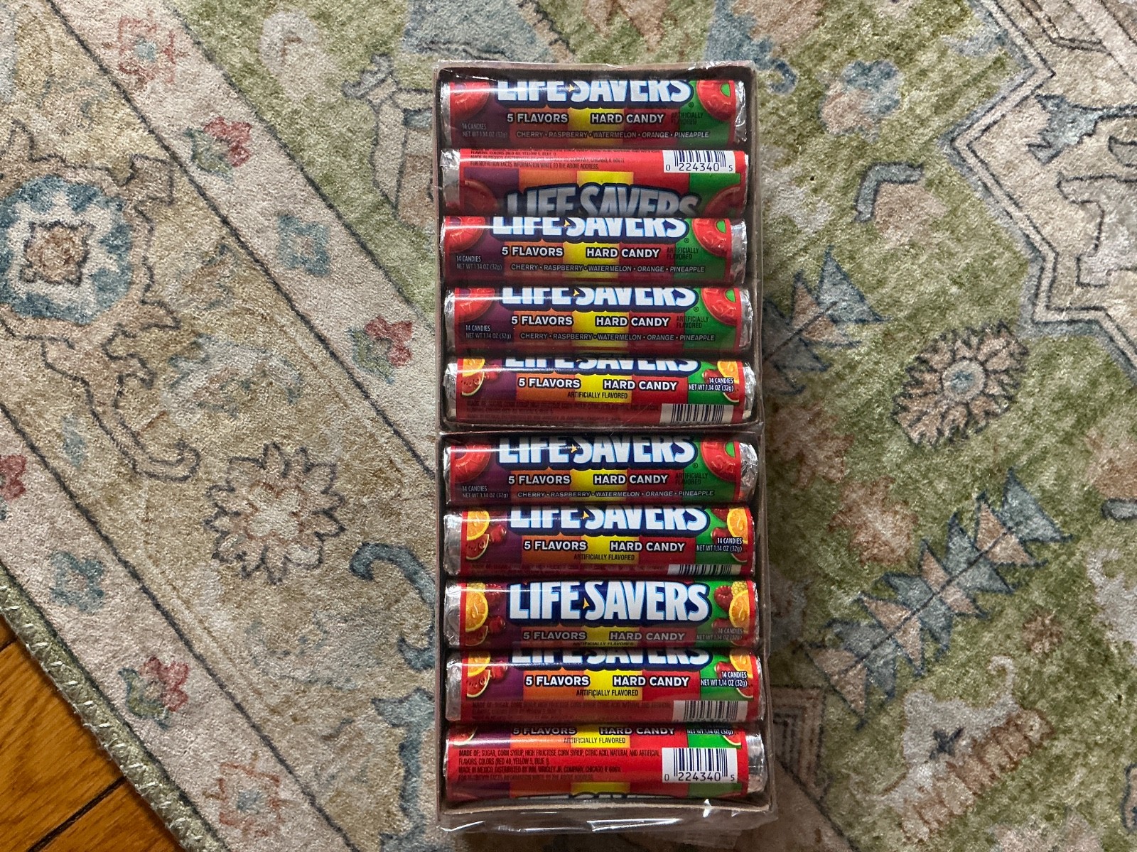 SET OF 20  Roll Of 5 FLAVORS  Lifesavers Hard Candy 2010s vintage