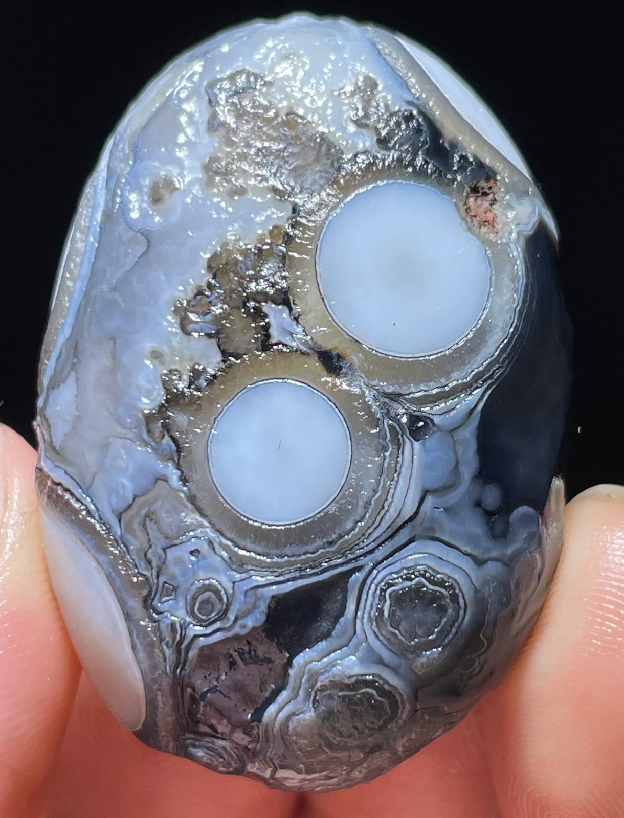 36g Rare Natural Gobi agate eye/agate stone quartz crystal ore specimen healing