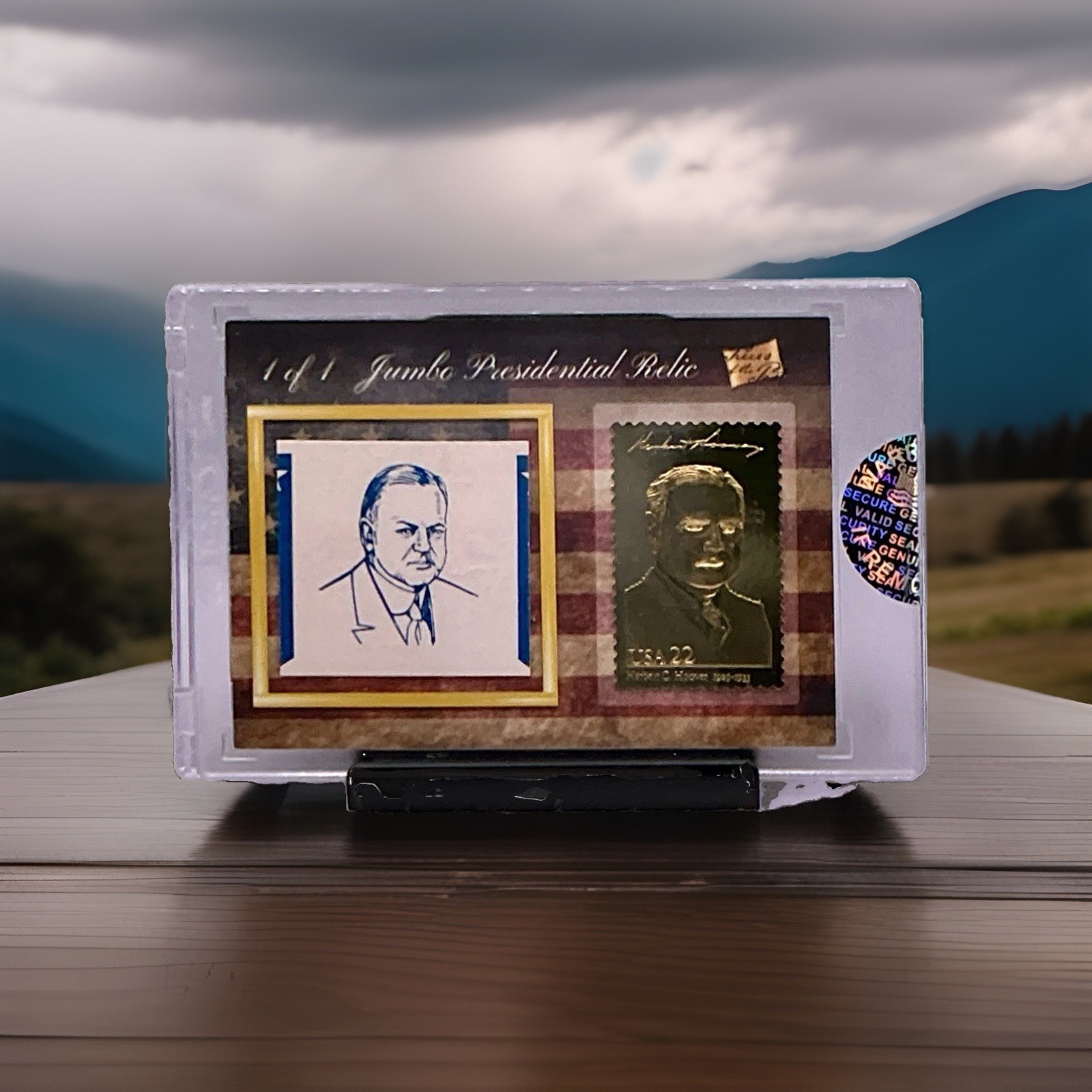 2020 Pieces Of The Past Series 1 Herbert C. Hoover 1/1 Jumbo Presidential Relic