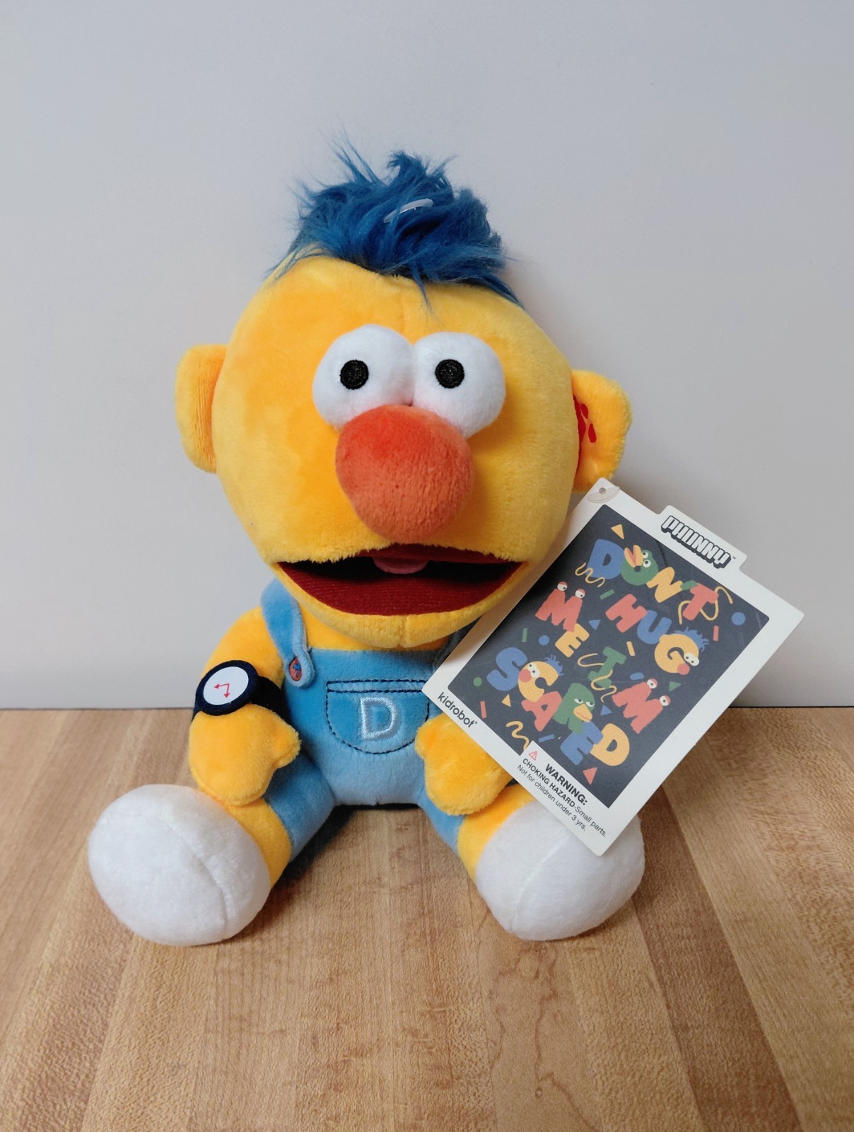 Don’t Hug Me I’m Scared Plush Yellow Guy Official Kidrobot PHUNNY NWT