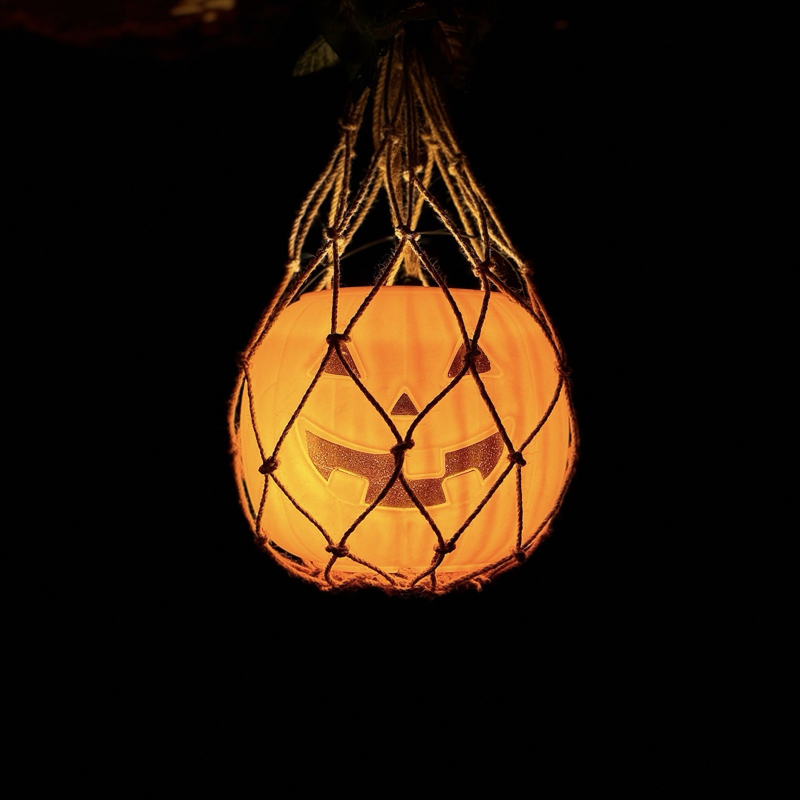 Tiki Bar Lamp Light Fish Float Halloween Blow mold Handmade Net Tiki Mug