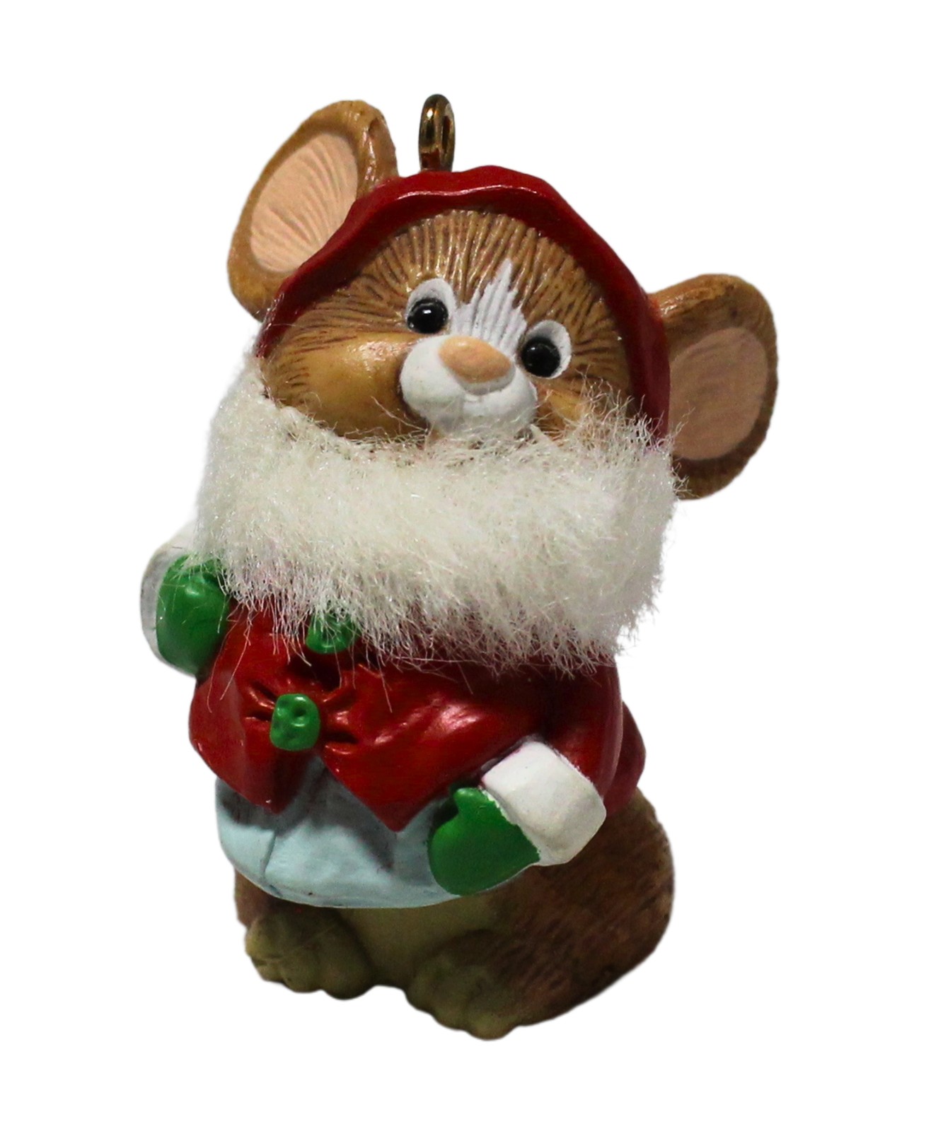 Hallmark Ornament: 1984 Santa Mouse, QX4334, Non-Mint Box