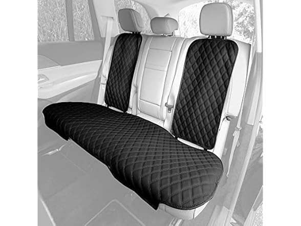 FH Group Car Seat Cushion Rear Set Faux Leather