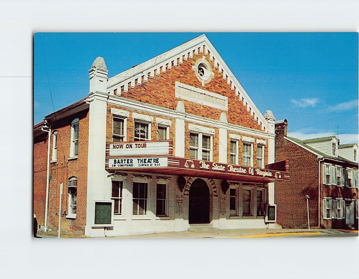 Postcard The Barter Theatre Abingdon Virginia USA North America