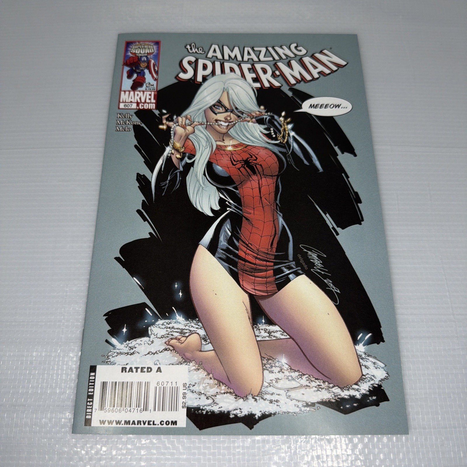 Amazing Spiderman #607 1st Print Marvel Comic J Scott Campbell High Grade 🔥