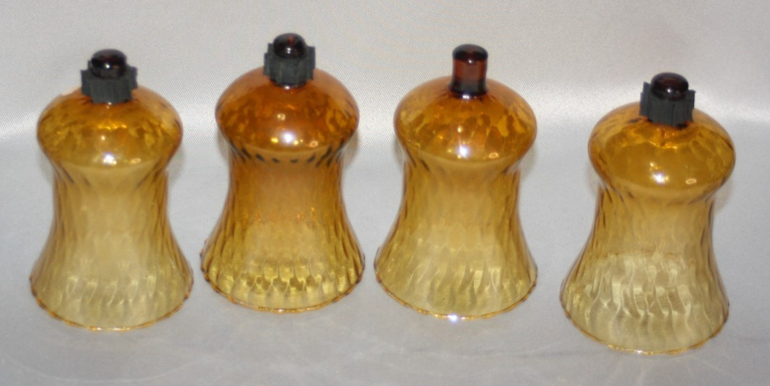HOMCO Amber Gold Honeycomb Peg Votive Cup Candleholder 5\