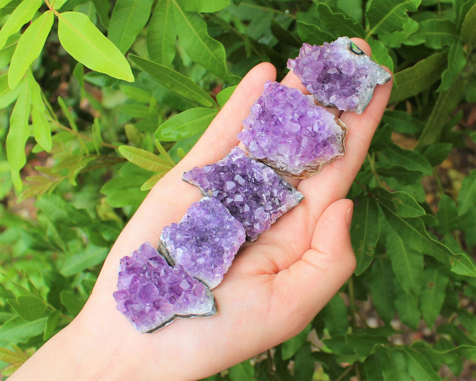 Natural Amethyst Crystal Clusters - Choose Size (\'AAA\' Grade Druze from Uruguay)