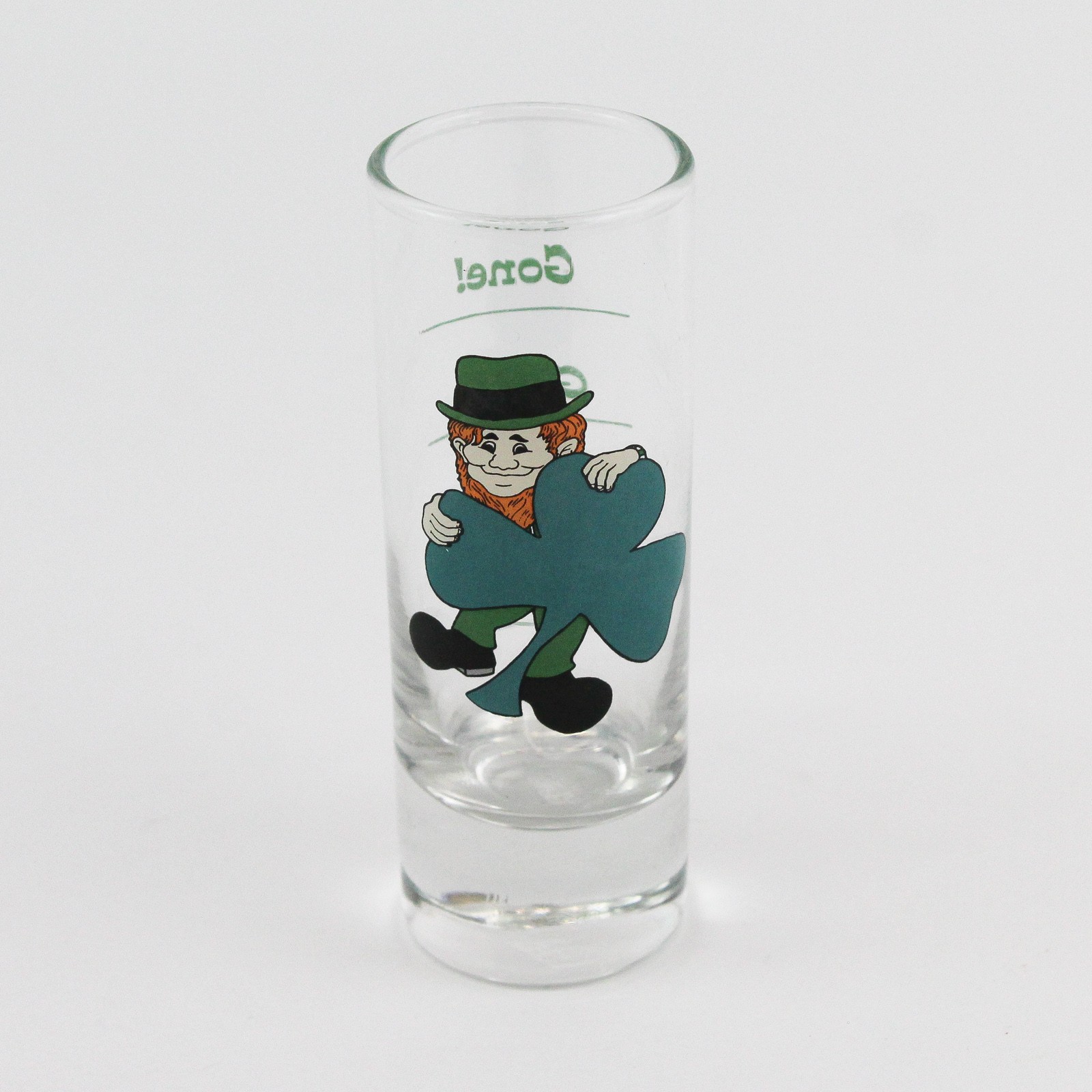 Vintage Papel Freelance St. Patrick\'s Day Leprechaun Shot Glass