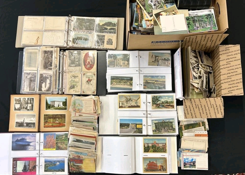 Lot of 100 Postcards - Random Pulls Chrome, Un-Divided RPPC, Linen 1901-1970