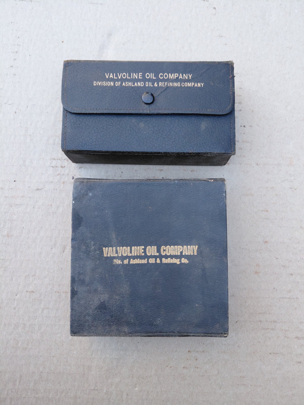 Vintage Valvoline Oil and Grease Salesman Sample Kits